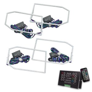 Chevrolet Silverado Headlight Halo Kit - ORACLE Lighting - ColorSHIFT 2.0 - `14-`15